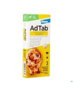 Elanco AdTab pour Chiens > 11-22 kg | 3 comprimés à croquer