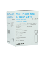Braun Mini-Plasco NaCl 0,9 % | 20 x 20 ml