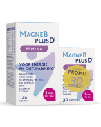 MagneBplusD Femina | 120 + 30 comprimés PROMO