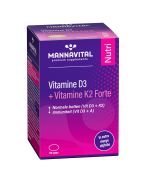 Mannavital Vitamine D3 + Vitamine K2 Forte | 90 gélules