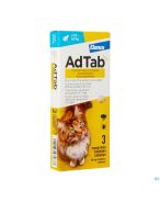 Elanco AdTab pour Chats > 2,0-8,0 kg | 3 comprimés à croquer