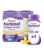 Fortimel Compact Protein 2.4 kcal/ml Saveur Vanille | 4 x 125 ml