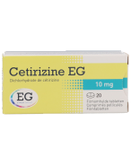 Cetirizine EG 10 mg | 20 comprimés
