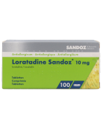 Loratadine Sandoz 10 mg | 100 comprimés