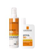 La Roche-Posay Anthelios Spray Invisible SPF50+ + UVMUNE 400 Fluide Invisible sans Parfum SPF 50+ | 200 + 50 ml