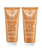 Vichy Capital Soleil Lait Protecteur Fraîcheur SPF 50+ + Lait Protecteur Hydratant Invisible SPF 30 | 2 x 300 ml