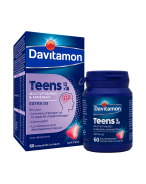 Davitamon Teens 12 > 18 Fraise | 60 comprimés à croquer