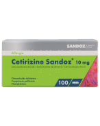 Cetirizine Sandoz 10 mg | 100 comprimés