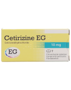 Cetirizine EG 10 mg | 7 comprimés