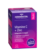 Mannavital Vitamine C + Zinc | 60 comprimés à croquer