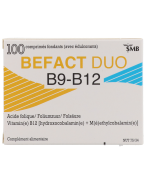 Befact Duo B9-B12 | 100 comprimés
