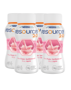 Nestlé Resource 2.0 Fraise | 4 x 200 ml