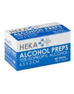 Heka Alcohol Preps 6,5 x 3 cm | 100 pièces