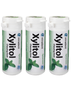 Miradent Xylitol Chewing Gum Spearmint TRIO | 3 x 30 pièces