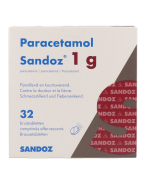 Paracetamol Sandoz 1 g | 32 comprimés effervescents