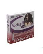 Vectra 3D Spot-On Solution pour Chiens (>40 kg) | 3 x 8 ml