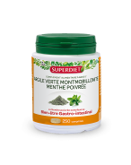 Superdiet Argile Verte - Menthe Poivrée | 250 comprimés