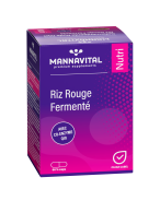 Mannavital Riz Rouge Fermenté avec Co-Enzyme Q10 | 60 gélules