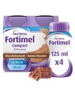 Fortimel Compact 2.4 kcal/ml Saveur Chocolat | 4 x 125 ml