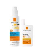 La Roche-Posay Anthelios UVMUNE 400 Fluide Invisible sans Parfum SPF 50+ + Dermo-Pediatrics Spray Invisible SPF 50+ | 50 + 200 ml