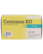 Cetirizine EG 10 mg | 100 comprimés