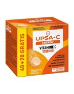Upsa-C Energy Vitamine C 1000 mg | 40 + 20 comprimés effervescents PROMO