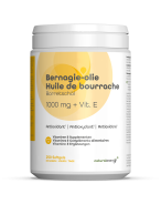 Natural Energy Huile de Bourrache 1000 mg + Vitamine E | 250 gélules