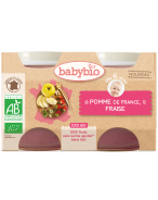 Babybio Pomme-Fraise | 2 x 130 g