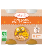 Babybio Maïs-Poulet | 2 x 200 g
