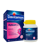 Davitamon Junior Framboise | 120 comprimés à croquer