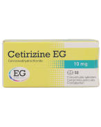 Cetirizine EG 10 mg | 50 comprimés