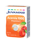 Juvamine Acerola 1000 Vitamine C | 30 comprimés à croquer