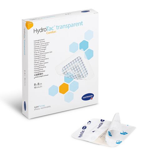 HydroTac Transparent Comfort 8 x 8 cm | 10 pièces