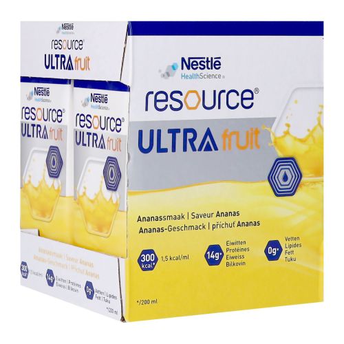 Nestlé Resource Ultra Fruit Saveur Ananas | 4 x 200 ml