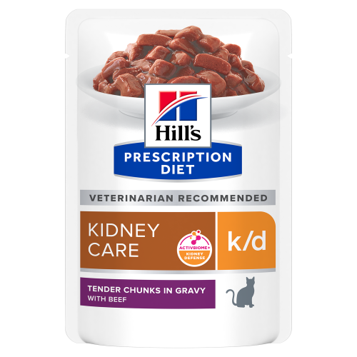 Hill's Prescription Diet k/d Feline au Boeuf | 12 x 85 g