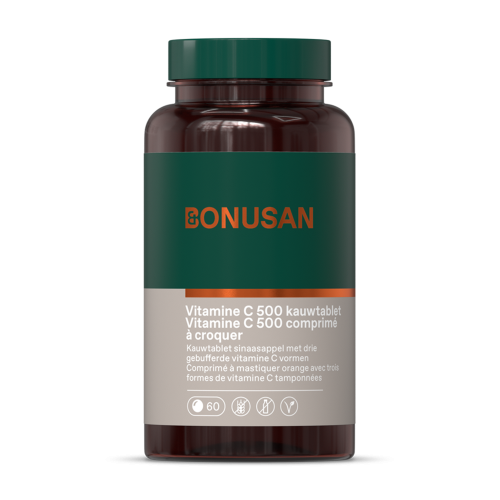 Bonusan Vitamine C-500 | 60 comprimés à mâcher