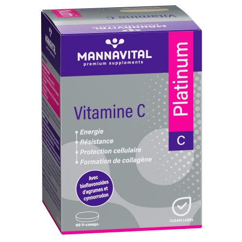 Mannavital Vitamine C Platinum | 60 comprimés