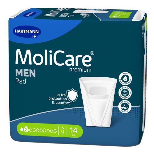 MoliCare Premium Men Pad 2 Drops | 14 pièces