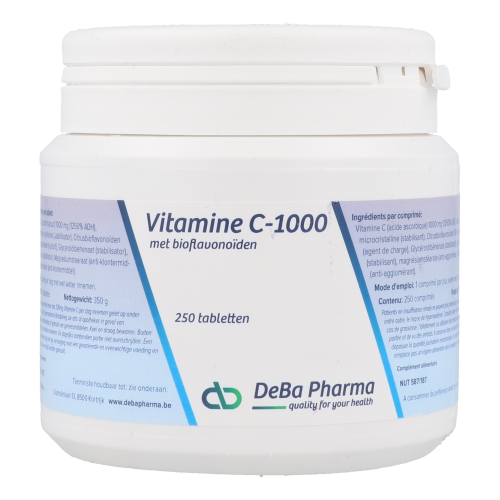 DeBa Pharma Vitamine C-1000 | 250 comprimés