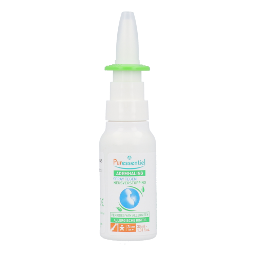 Puressentiel Respiratoire Spray Nasal Décongestionnant Bio | 30 ml