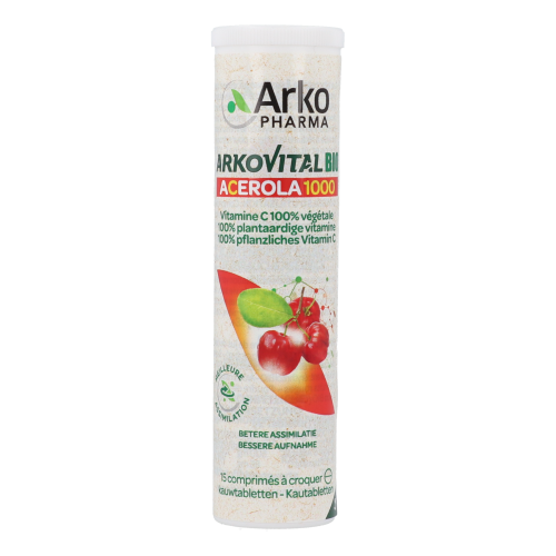 Arkovital Acérola 1000 Bio | 15 comprimés à croquer
