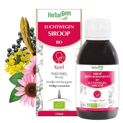 HerbalGem Sirop Refroidissements Bio | 150 ml