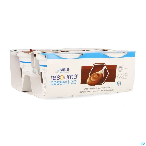 Nestlé Resource Dessert 2.0 Chocolat | 4 x 125 g