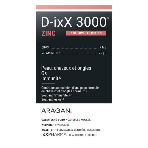 D-ixX 3000 Zinc | 120 gélules