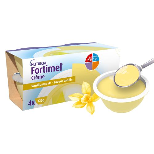 Nutricia Fortimel Crème Arôme Vanille | 4 x 125 g