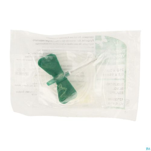 Hospira Butterfly Winged Set de Perfusion 21G Vert | 1 pièce