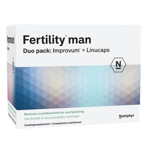 Nutriphyt Fertility Man Duo Improvum + Linucaps | 60 comprimés + 60 gélules