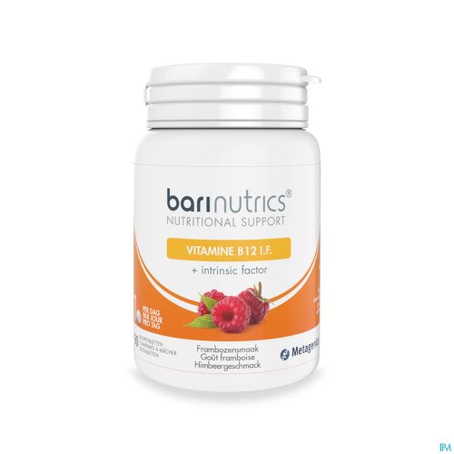 BariNutrics Vitamine B12 I.F. + Intrinsic Factor | 90 comprimés à mâcher