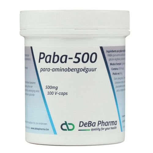 DeBa Pharma Paba-500 | 100 gélules