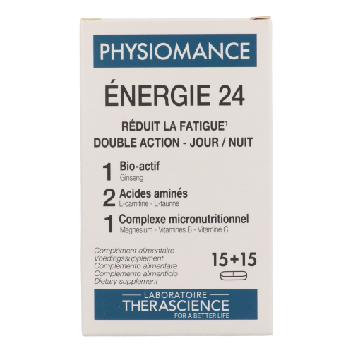 Therascience Physiomance Energie 24 | 15 + 15 comprimés